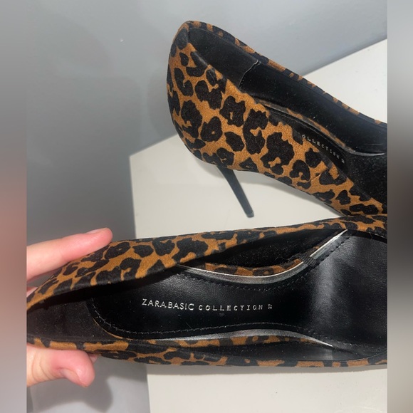Zara leopard print heels animal print - Picture 6 of 6